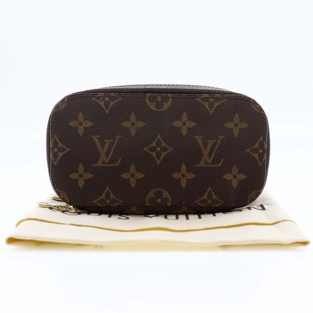 LOUIS VUITTON Authentic Brown Monogram Canvas Pouch - Picture 12 of 12